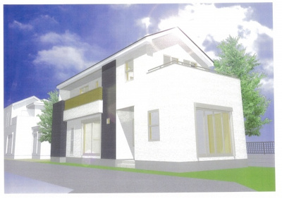 【外観パース】 | 上尾市大字上　新築分譲住宅全2棟 | 2号棟