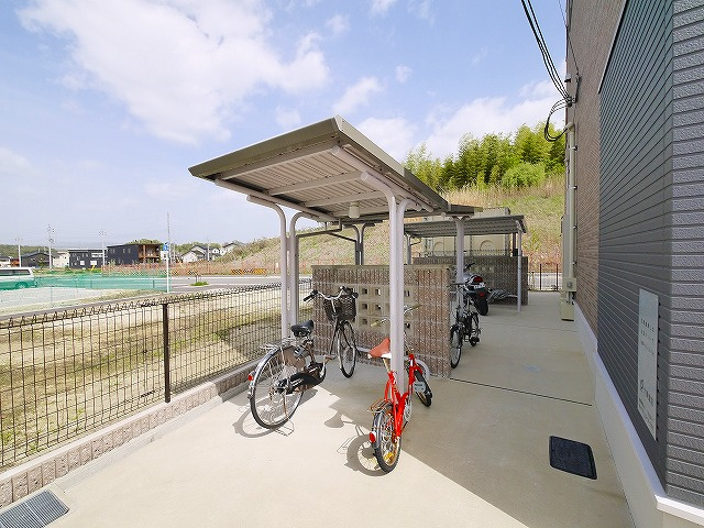 アルカンシエルコリーヌのその他共用部分|駐輪場です