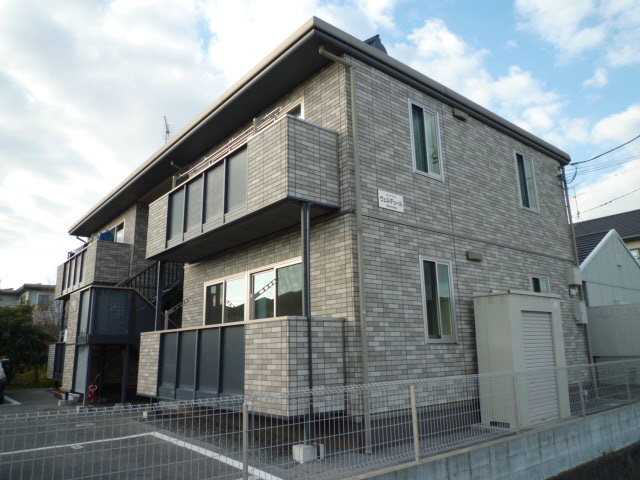 倉敷市平田のアパートの外観