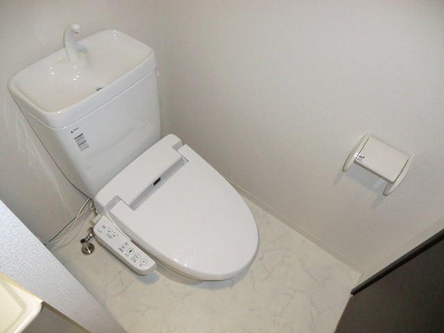大阪市淀川区十三本町１丁目の賃貸マンションのトイレ