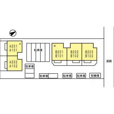 【区画図】 | マイ・キャッスル A棟