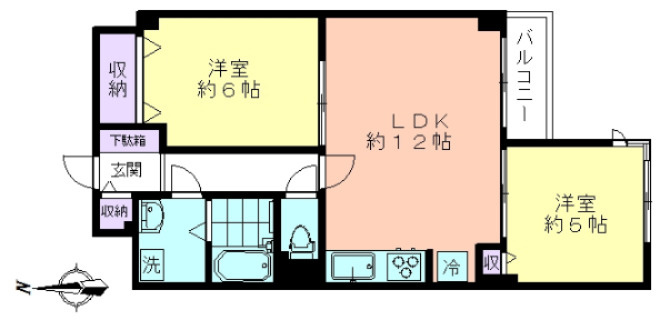 武蔵小金井スカイハイツの間取り|フルリフォーム済！