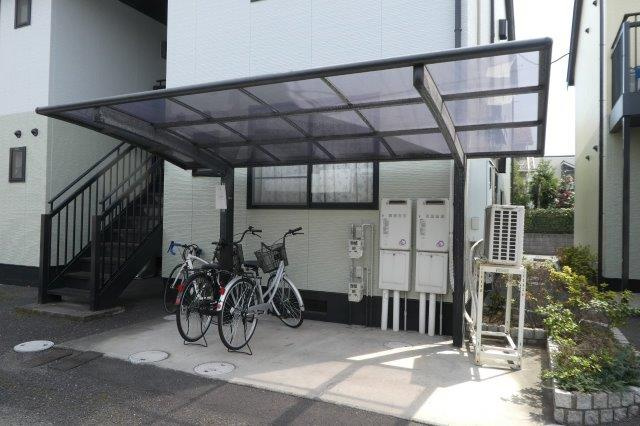 倉敷市浜町１丁目のアパートのその他共用部分|自転車置き場