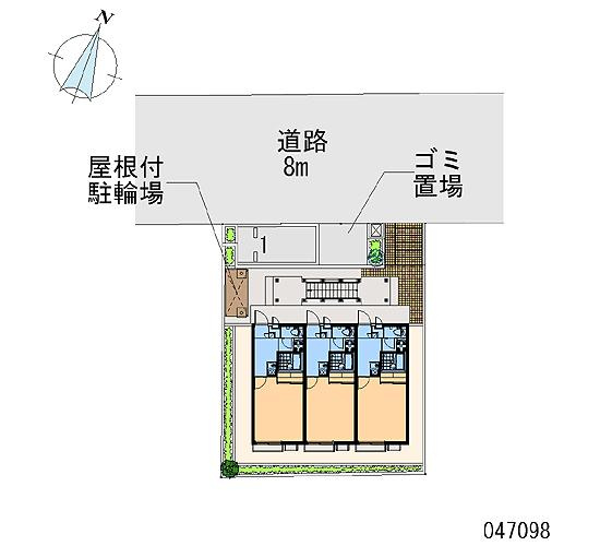 朱鷺の区画図