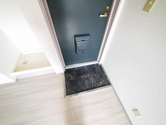 シティパレス富雄南の玄関|落ち着いた玄関です