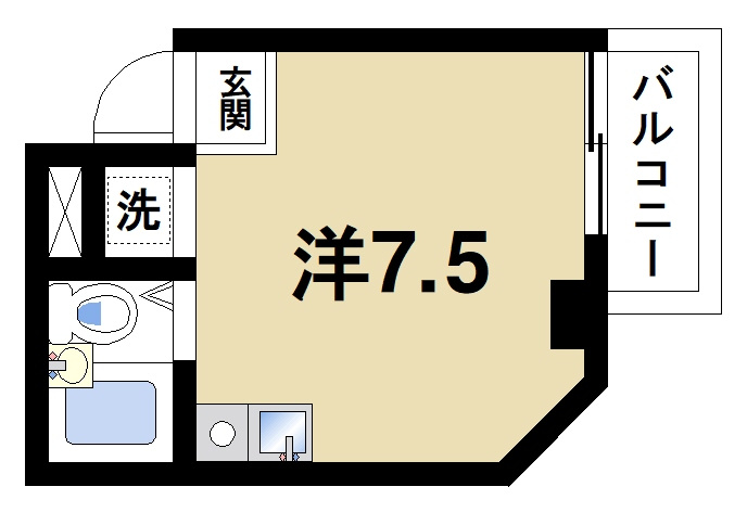 シティパレス富雄南の間取り|使い勝手の良い間取りです