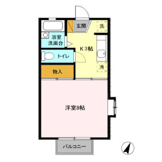 【間取り】 | ライトハウスⅡ | シングルにおすすめの間取り♪