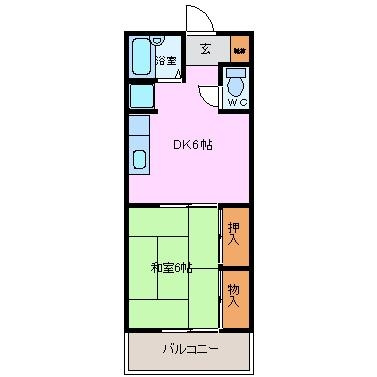 【間取り】 | コーポ阪本
