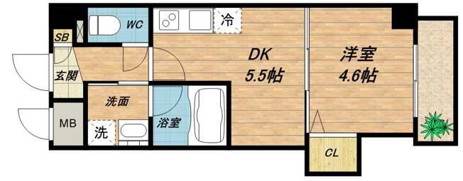 【間取り】 | ヴィハーラ 北天満