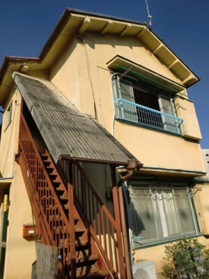 【外観】 | 第２高砂荘 | 本町　太田駅北口　トイレ・風呂別　駐車場１台付き　駅まで徒歩10分以内