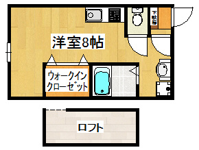 カーサ２２の間取り