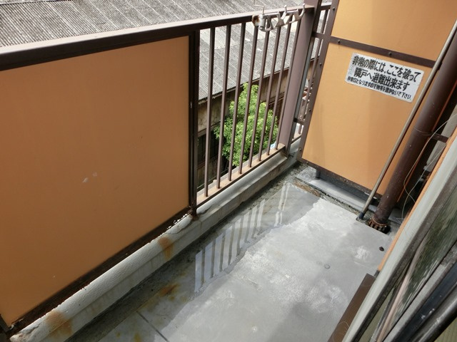 竹島プラザのバルコニー