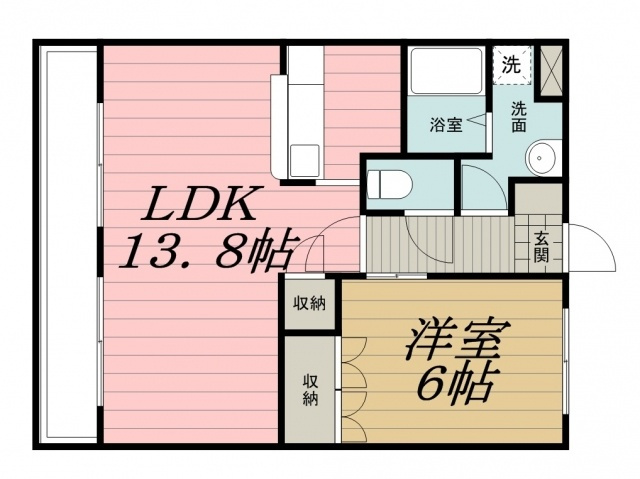 サンハイツ祐光の間取り