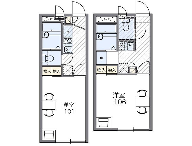 【間取り】 | 昴５５５Ｆ