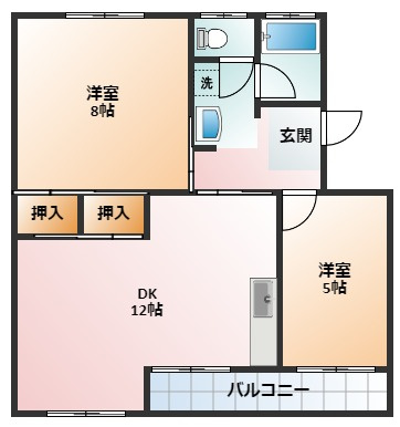 【間取り】 | ヤマナハイツ