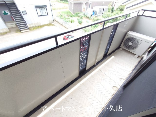 グリーンハイツⅡのバルコニー