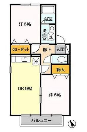 グリーンハイツⅡの間取り
