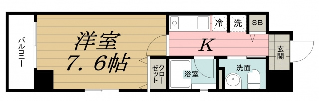 ウィルテラス千葉中央の間取り