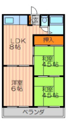 【間取り】 | 大日松原マンション