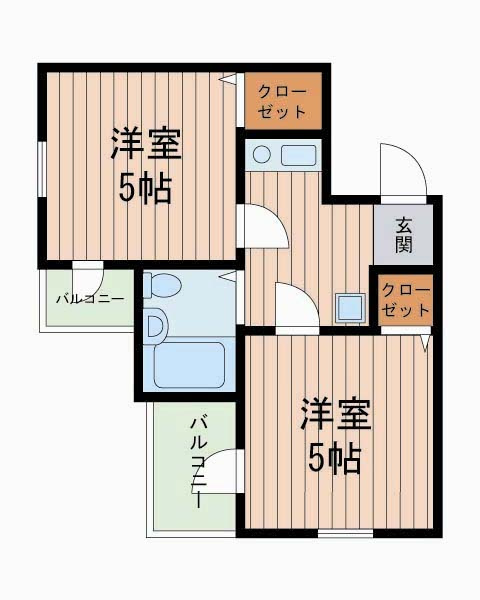 アメニティ新高1番館の間取り