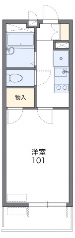 【間取り】 | メローフィールド　K