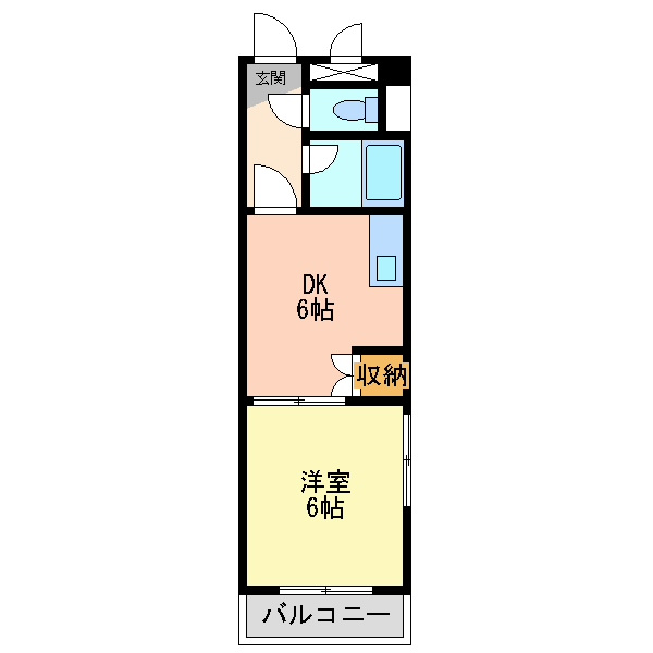 クリエール三津屋の間取り