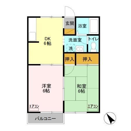 【間取り】 | シェリールアタゴⅢ