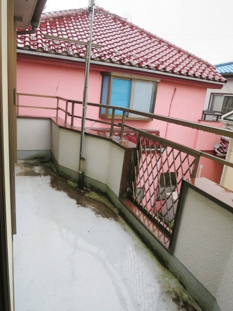 青葉庵のバルコニー