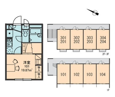 【区画図】 | さくらハイム 
