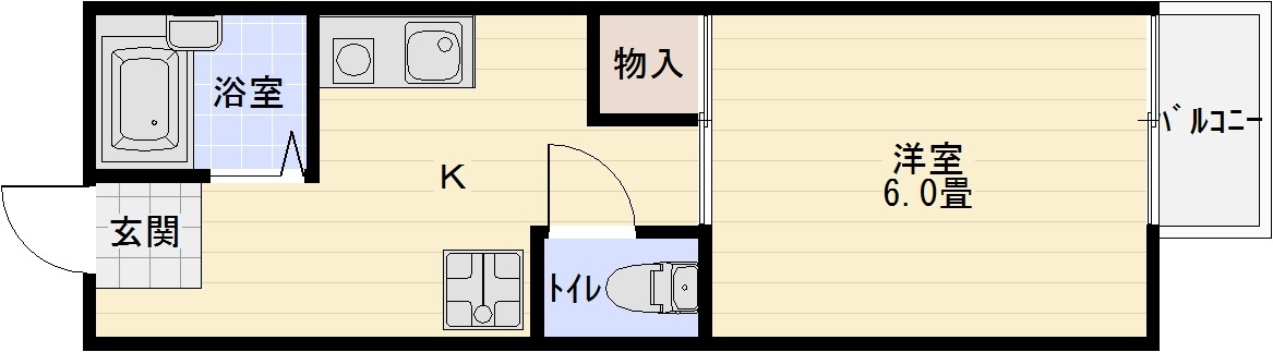 プレステージKの間取り