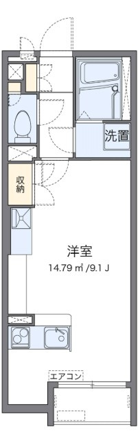 レオネクストガルデニアの間取り
