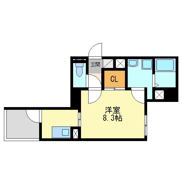 ビオトーブ塚本の間取り