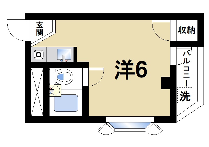 CASA天理の間取り|使いやすい間取りです。
