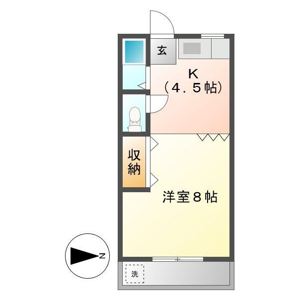 二子ハイツの間取り