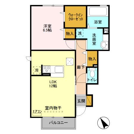 Owen Stanley Bの間取り