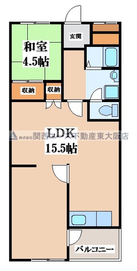 【間取り】 | 石切パークサイドマンション