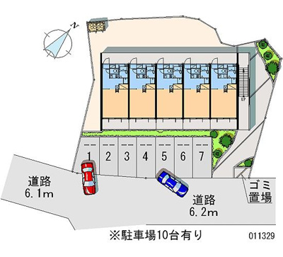 【駐車場】 | レオパレスアクアマリン