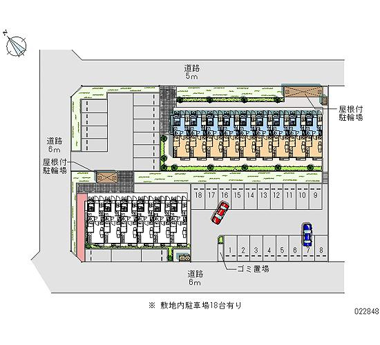 レオパレスふくだＮＯ1の駐車場