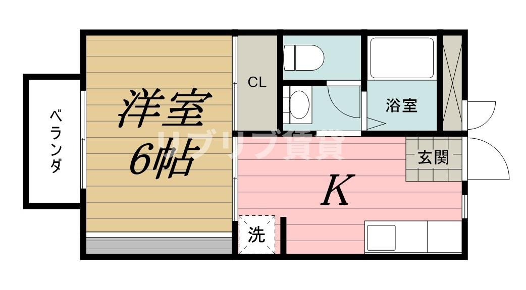 ハイツ・アリエスの間取り