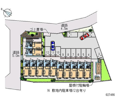 【駐車場】 | レオパレスゴールドII