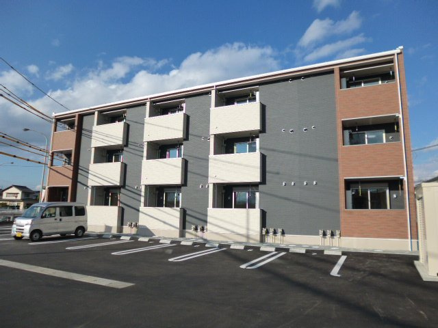 倉敷市安江のアパートの外観