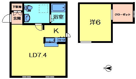【間取り】 | カサフェリス富雄　弐番館