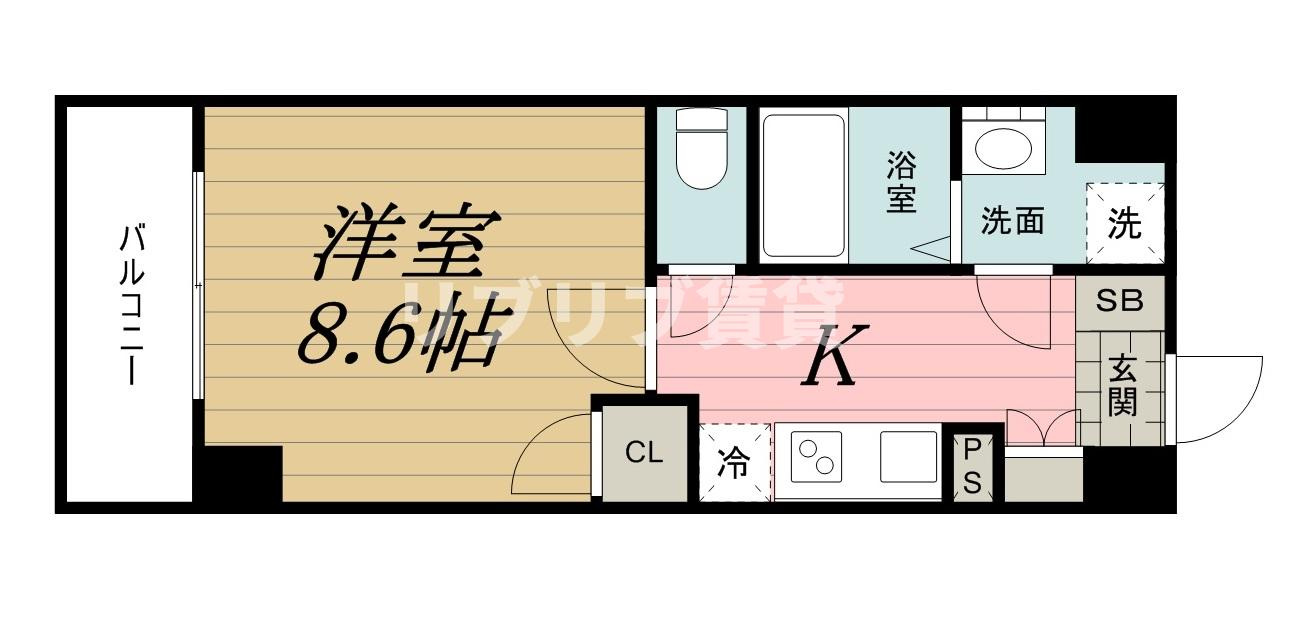 スカール千葉みなとの間取り