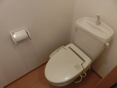 【トイレ】 | サンガーデン宮本Ｅ | 温水洗浄付き♪