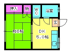 【間取り】 | コーポ池田