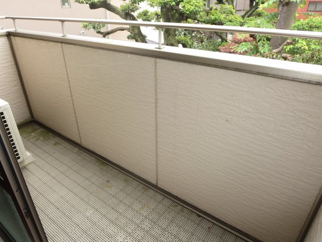 コーポ椎の木のバルコニー