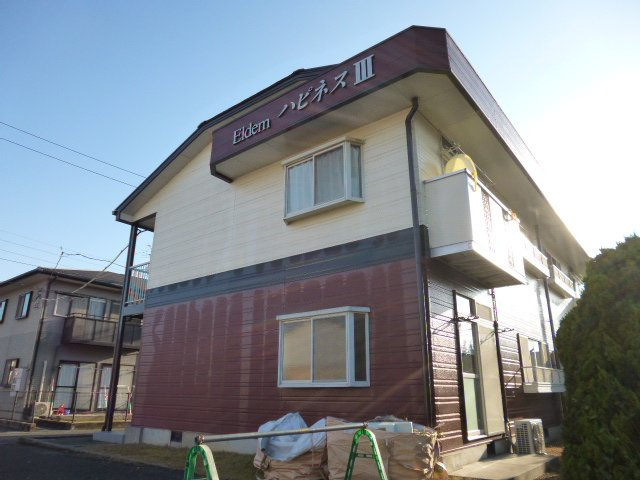倉敷市茶屋町のアパートの外観