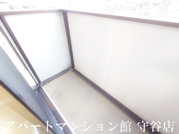 コーポファミーユのバルコニー