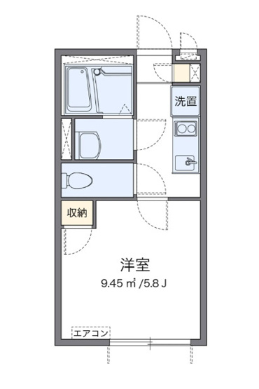 【間取り】 | ハピネス光が丘Ⅱ