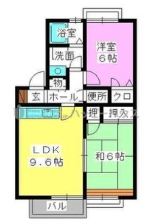 【間取り】 | アムール8A